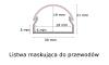 Listwa maskownica  1m B/B